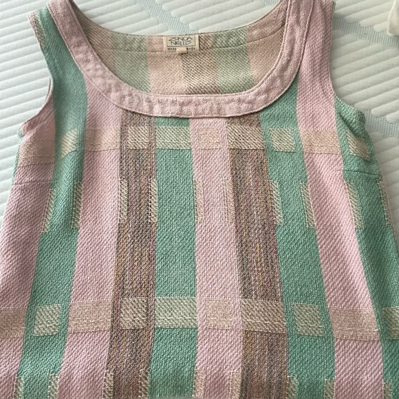 Vtg 90's  3 piece set  ZONDA NELLIS   Shell Top script Blouse S - Picture 7 of 11